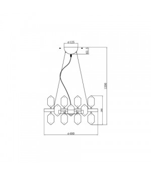 Подвесная люстра Vele Luce Polaris VL4153P16-foto6