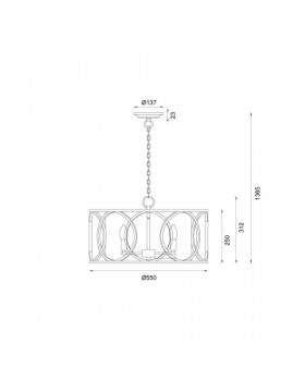 Подвесная люстра Vele Luce Beatrice VL4224P05-foto6