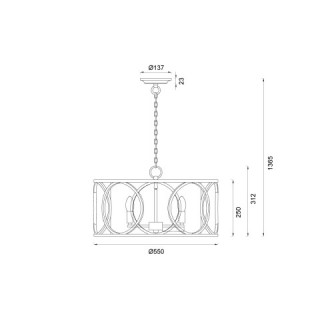 Подвесная люстра Vele Luce Beatrice VL4224P05-foto6
