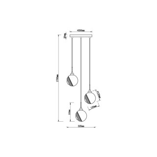 Подвесной светильник Vele Luce Capriccio VL5882P03-foto5