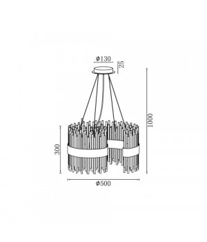 Подвесной светильник Vele Luce Kronos VL3244P12-foto6
