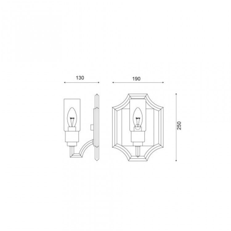 Бра Vele Luce Elsa VL4214W01