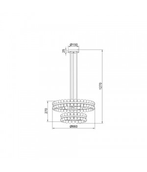 Подвесная люстра Vele Luce Baldassare VL4143L09-foto6