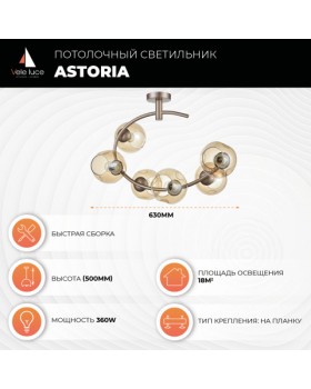 Потолочный светильник Vele Luce Astoria VL5004P62-foto5