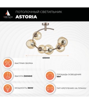 Потолочный светильник Vele Luce Astoria VL5004P62-foto5