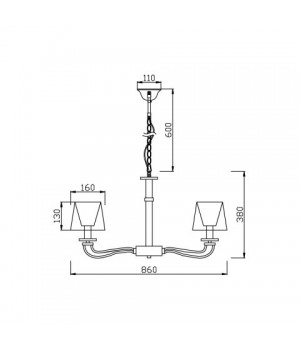 Подвесная люстра Vele Luce Olimpia VL1764L08-foto3