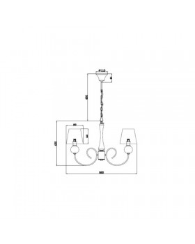 Подвесная люстра Vele Luce Percy VL1973L05-foto4