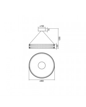 Подвесной светильник Vele Luce Faccia VL1694P02-foto5