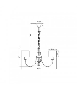 Подвесная люстра Vele Luce Soprano VL4194P06-foto7