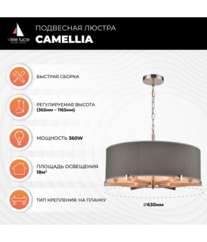 Подвесная люстра Vele Luce Camellia VL4203P26-foto5