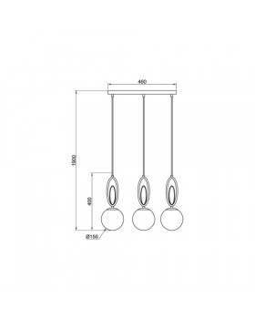Подвесной светильник Vele Luce Phlox VL5853P03-foto5