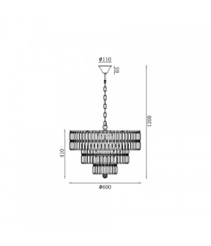 Подвесная люстра Vele Luce Fata VL3173P10-foto5