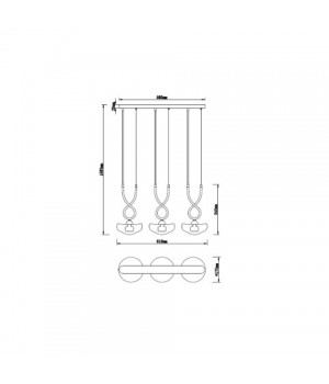 Подвесной светильник Vele Luce Janice VL5444P03-foto4