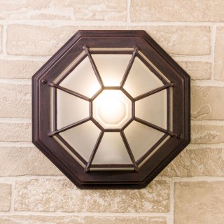 Telarana L капучино уличный настенный светильник GL 1024D-foto2