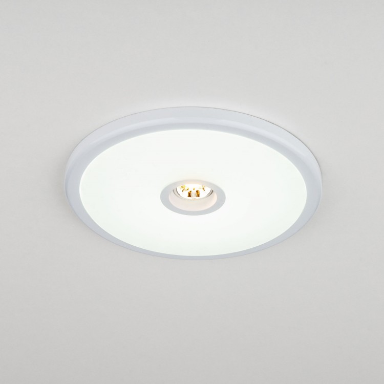 Встраиваемый точечный светодиодный светильник 9912 LED 6+4W WH белый