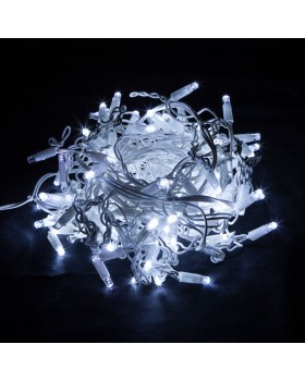 Праздничная гирлянда бахрома белый с эффектом мерцания 3*0,6м IP65 100-101-foto3