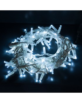 Праздничная гирлянда нить белый с эффектом мерцания 10м IP65 400-101-foto3