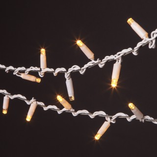 Праздничная гирлянда нить теплый белый 10м IP65 400-101-foto3