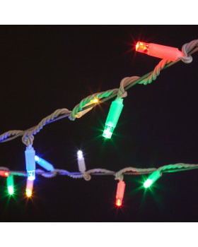Новогодняя гирлянда нить мульти с эффектом мерцания 10м IP65 400-101-foto8