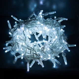 Праздничная гирлянда нить белый 20м IP65 400-102-foto3