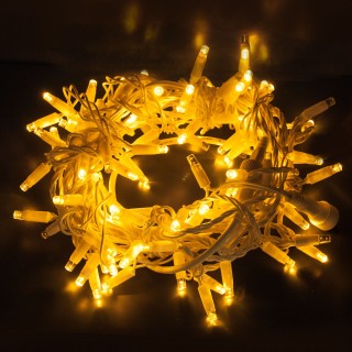 Праздничная гирлянда нить теплый белый 20м IP65 400-102-foto4