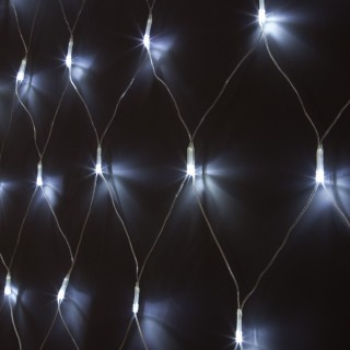 Праздничная гирлянда сеть белый 1,5*1,5м IP20 300-001-foto3