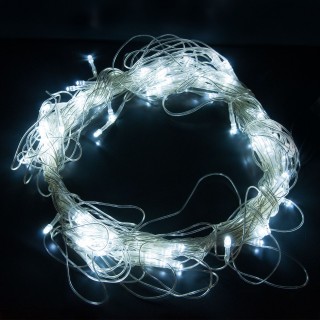 Праздничная гирлянда сеть белый 1,5*1,5м IP20 300-001-foto4