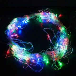 Праздничная гирлянда сеть мульти 1,5*1,5м IP20 300-001-foto5