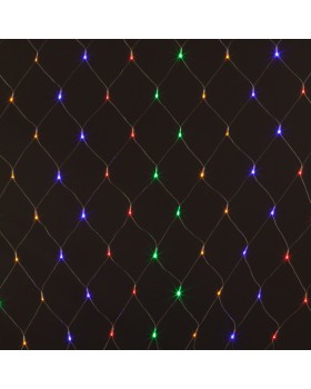 Праздничная гирлянда сеть мульти 1,5*1,5м IP20 300-001-foto3