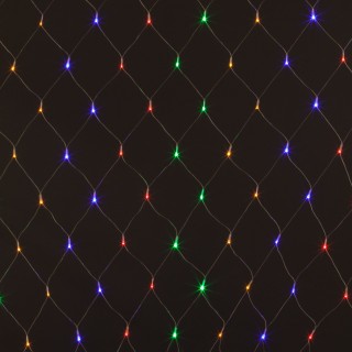 Праздничная гирлянда сеть мульти 1,5*1,5м IP20 300-001-foto3