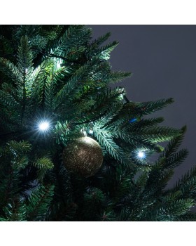 Праздничная гирлянда нить белый 5м IP20 400-001-foto2