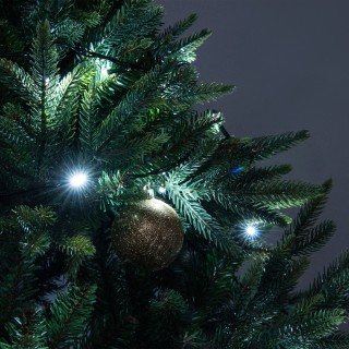 Праздничная гирлянда нить белый 5м IP20 400-001-foto2