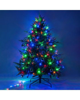 Праздничная гирлянда нить мульти 5м IP20 400-001-foto12