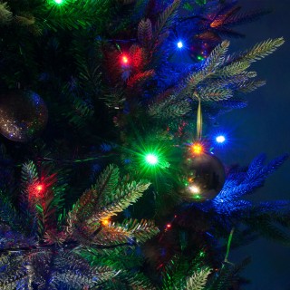 Праздничная гирлянда нить мульти 10м IP20 400-002-foto14