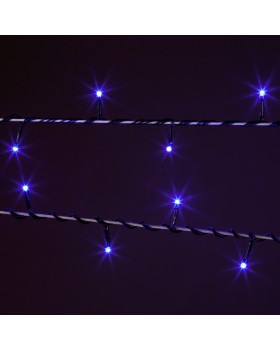 Праздничная гирлянда нить голубой 10м IP20 400-002-foto6