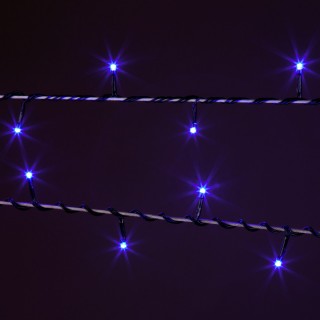 Праздничная гирлянда нить голубой 10м IP20 400-002-foto6