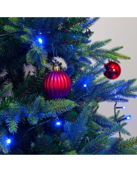 Праздничная гирлянда нить голубой 10м IP20 400-002-foto4