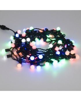 Гирлянда нить мульти с эффектом мерцания 10м IP65 400-103-foto2