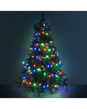 Гирлянда нить мульти с эффектом мерцания 10м IP65 400-103-foto4