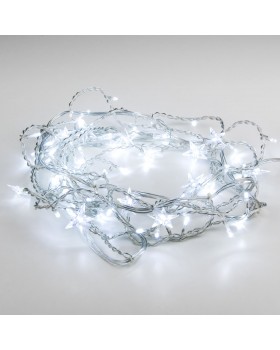 Гирлянда бахрома белый 1,8*0,5м IP20 100-002-foto7