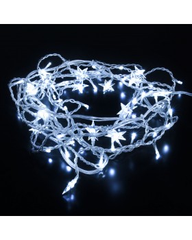 Гирлянда бахрома белый 1,8*0,5м IP20 100-002-foto3