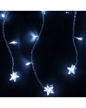 Гирлянда бахрома белый 1,8*0,5м IP20 100-002-foto5