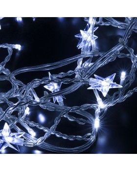 Гирлянда бахрома белый 1,8*0,5м IP20 100-002-foto6