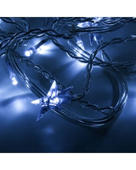 Гирлянда бахрома белый 1,8*0,5м IP20 100-002-foto2