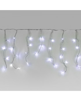 Гирлянда бахрома белый 1,8*0,5м IP20 100-002-foto4