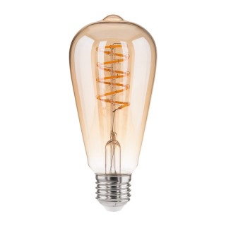 Филаментная светодиодная лампа Dimmable 5W 2700K E27 (ST64 тонированный) BLE2746-foto2