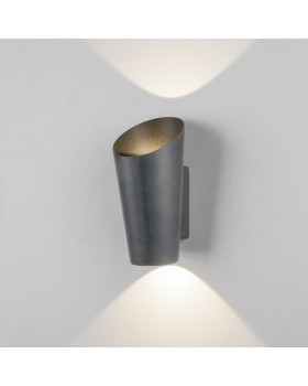 Уличный настенный светодиодный светильник Tronc IP54 1539 TECHNO LED серый