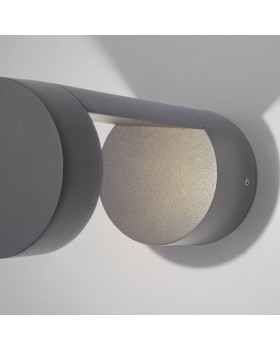 Уличный настенный светодиодный светильник Nimbus IP54 1540 TECHNO LED серый-foto5