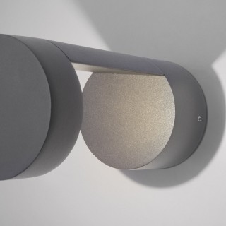 Уличный настенный светодиодный светильник Nimbus IP54 1540 TECHNO LED серый-foto5