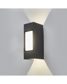Уличный настенный светодиодный светильник 1638 TECHNO LED IP54 1638 TECHNO LED серый
